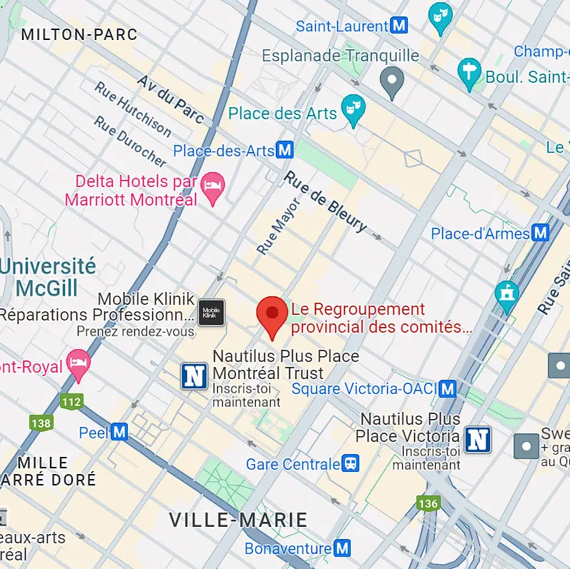 Carte de l'emplacement RPCU